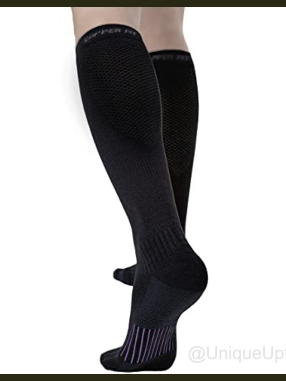 Knee High Compression Socks Moisturizing Copper Infused Unisex